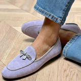 Ilaria – Mocasini cu fundă și ciucuri