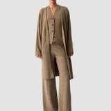 Lucia – Set cardigan lung și vestă