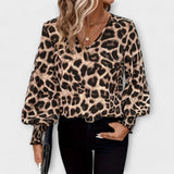 Corina – Bluză cu imprimeu leopard
