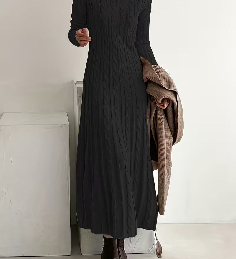 Stanca – Rochie lungă cu torsade