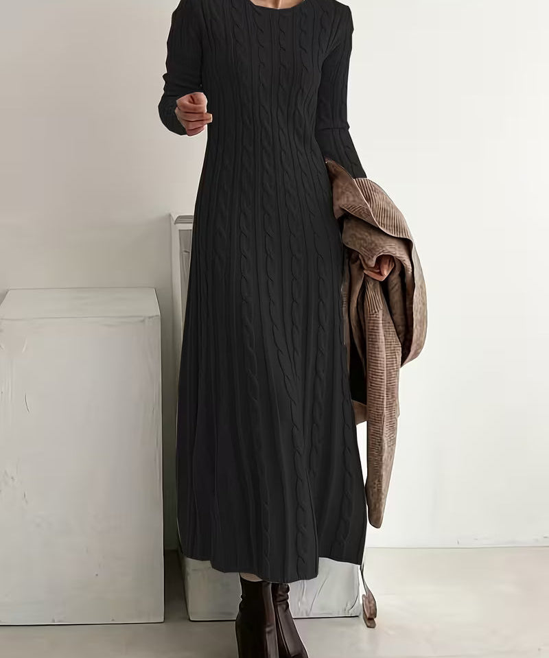 Stanca – Rochie lungă cu torsade