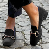 Cosmina – Mocasini cu cataramă metalică