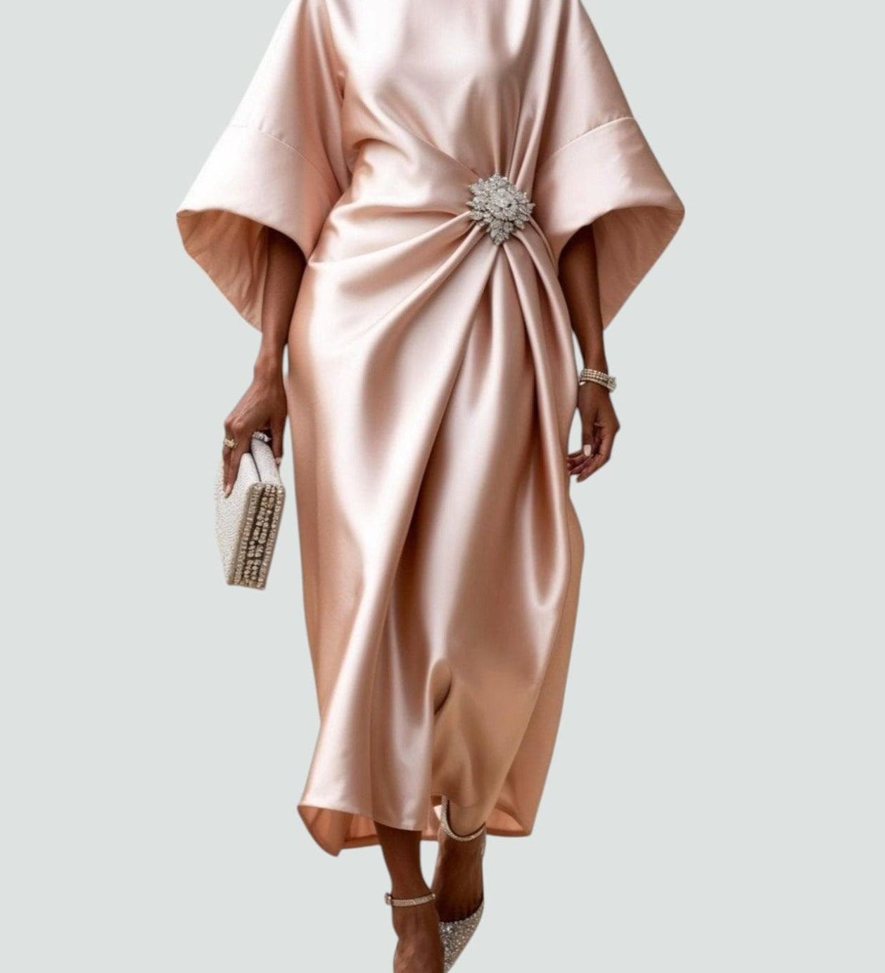 Viviana – Rochie de seară satinată