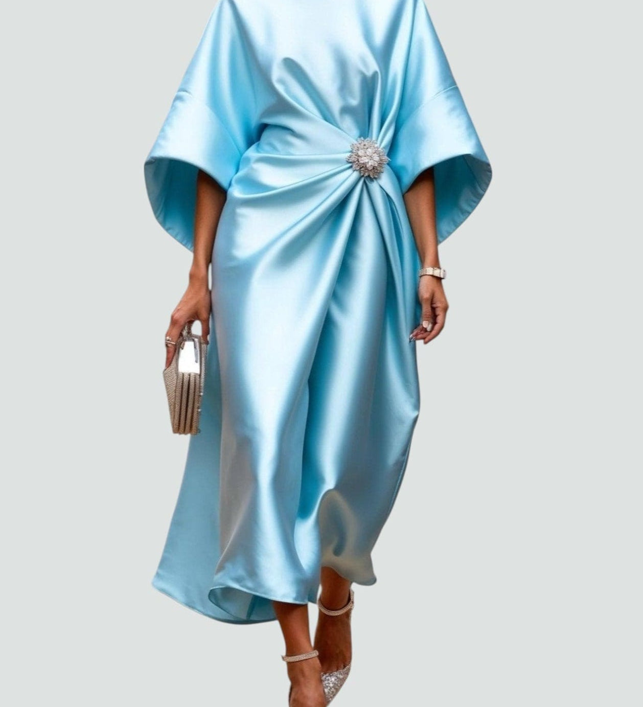 Viviana – Rochie de seară satinată