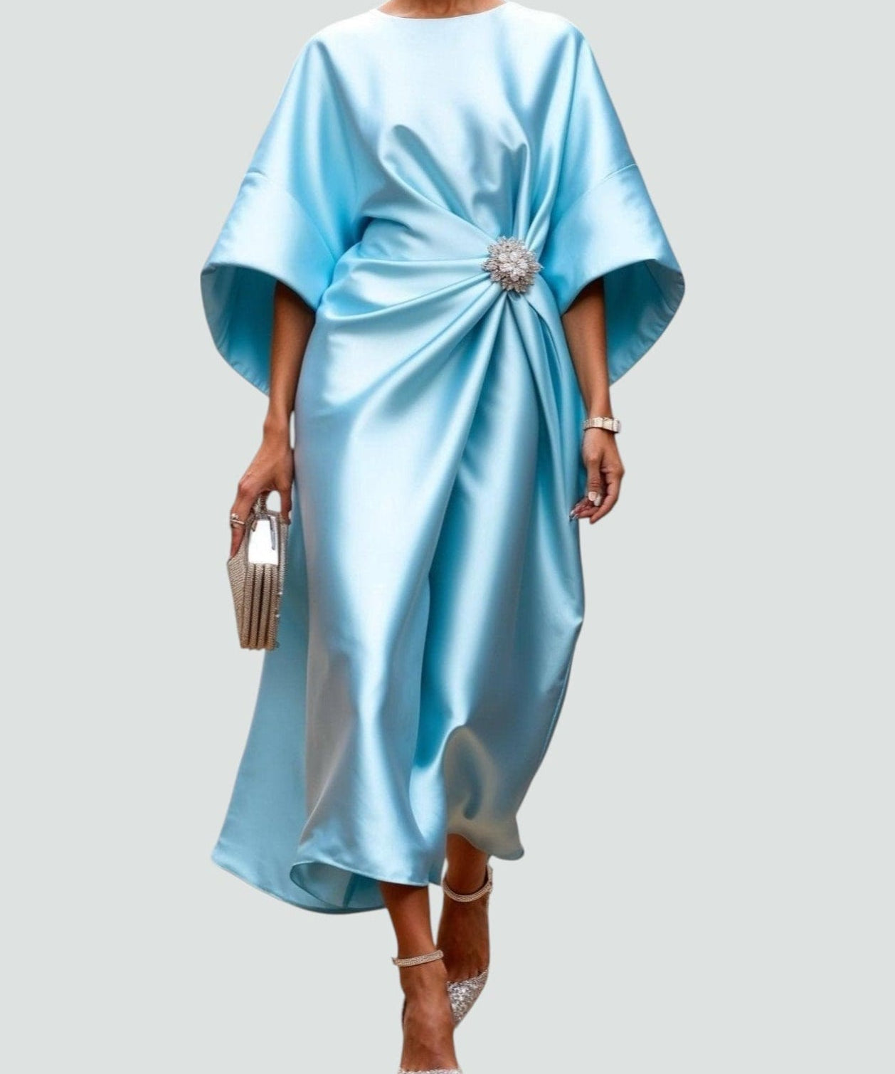 Viviana – Rochie de seară satinată