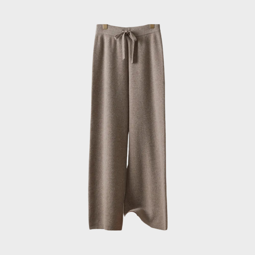 Constanța – Pantaloni tricotați cu picior larg