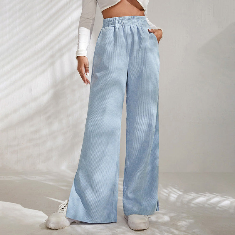 Voica – Pantaloni largi cu talie elastică