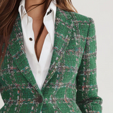 Sonia – Blazer în carouri stil vintage
