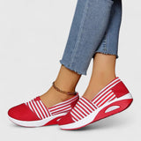 Anișoara – Pantofi slip-on cu dungi