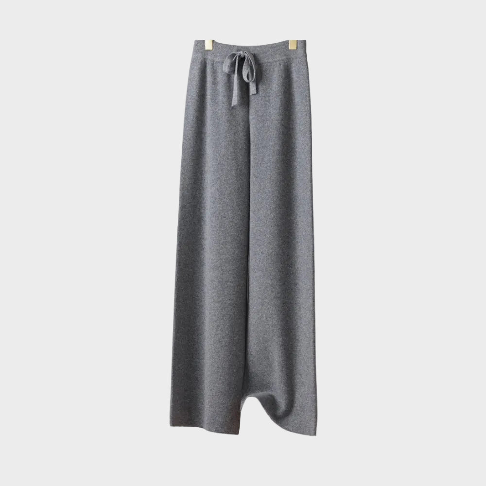 Constanța – Pantaloni tricotați cu picior larg