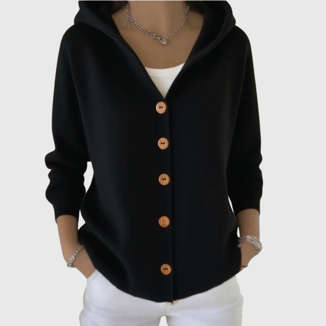 Angelica – Cardigan tricotat cu glugă