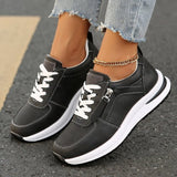 Angelica – Sneakers cu fermoar lateral