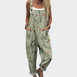 Rafila – Salopetă verde cu flori