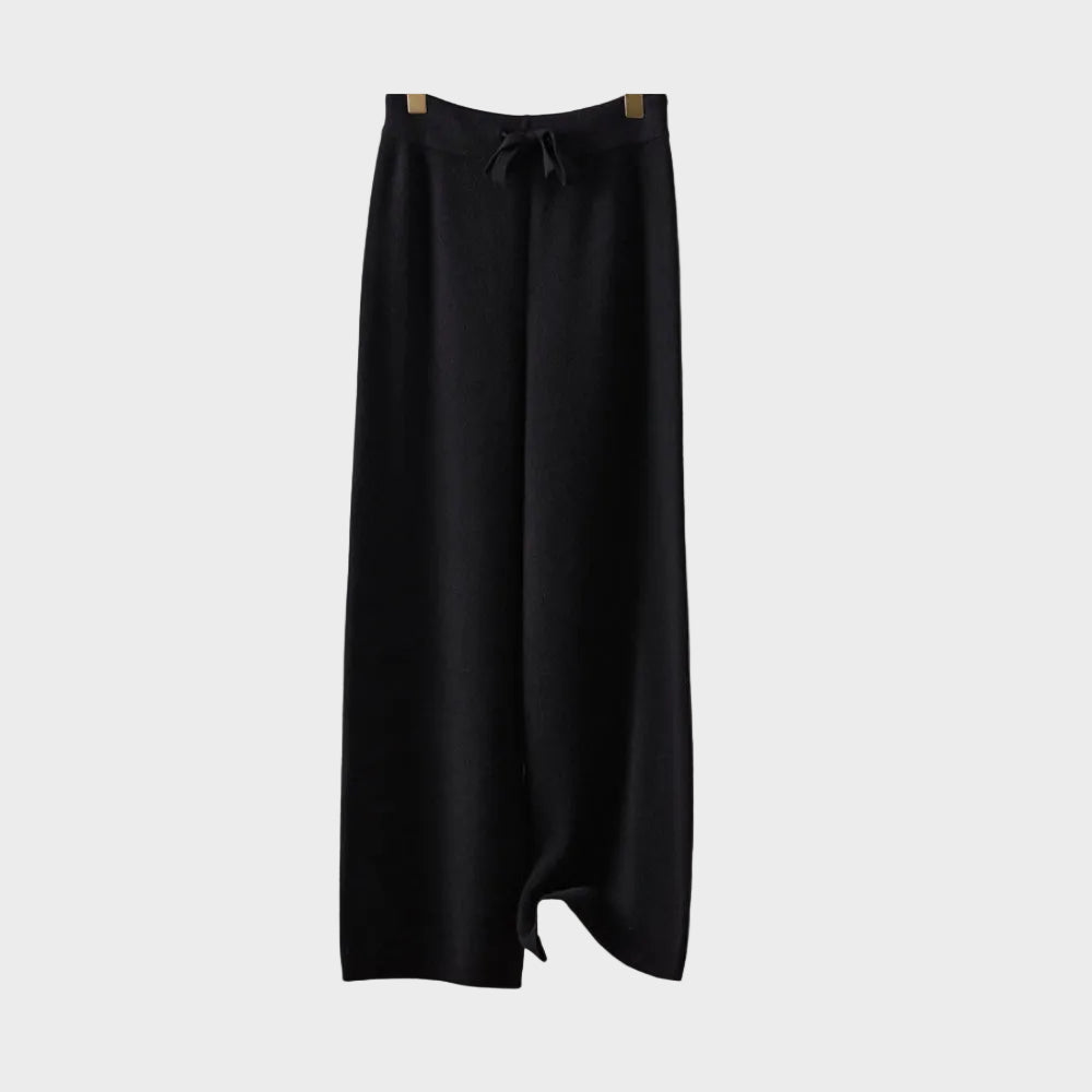 Constanța – Pantaloni tricotați cu picior larg