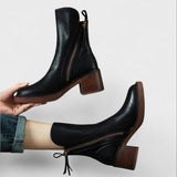 Călina – Botine cu toc gros