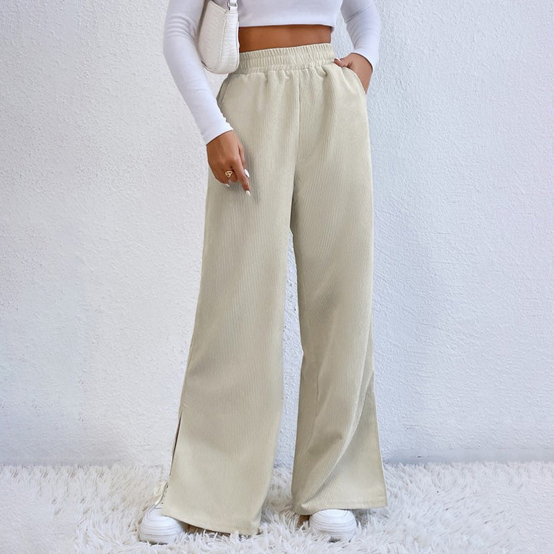 Voica – Pantaloni largi cu talie elastică