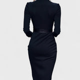Dumitra – Rochie midi cu curea