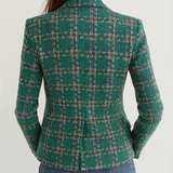 Sonia – Blazer în carouri stil vintage
