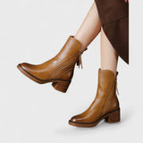 Călina – Botine cu toc gros