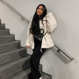 Eva – Jachetă teddy cu fermoar