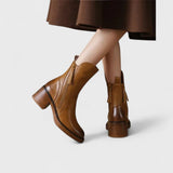 Călina – Botine cu toc gros