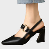 Mihaela – Pantofi slingback cu toc