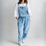 Luiza – Salopetă denim cu pieptar