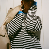 Olga – Pulover oversize cu dungi