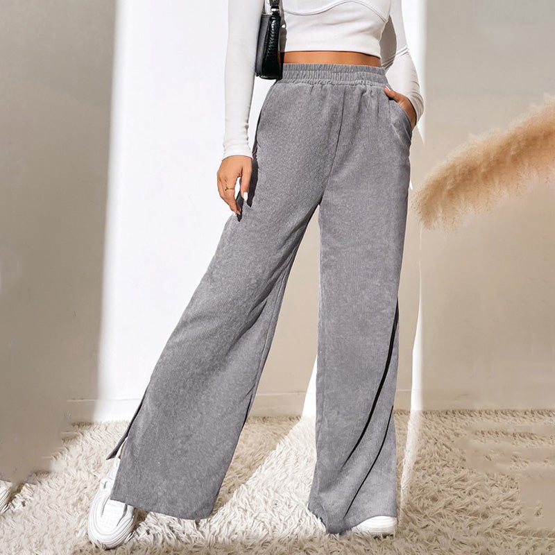 Voica – Pantaloni largi cu talie elastică
