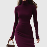 Liviana – Rochie maxi cu volan asimetric