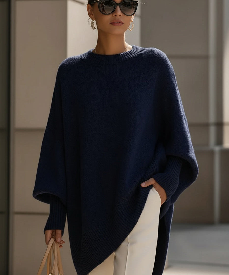 Manuela – Pulover larg asimetric