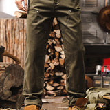 Lucian – Pantaloni utilitari din twill