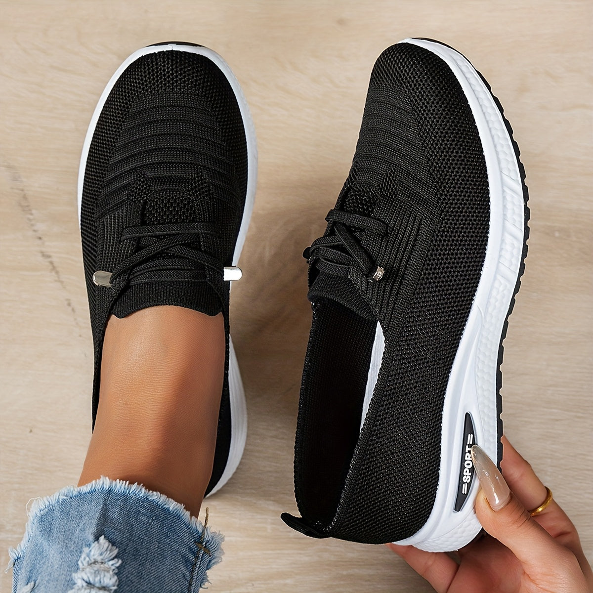 Mirabela – Sneakers din tricot ușor