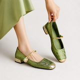 Malvina – Pantofi Mary Jane cu perlă