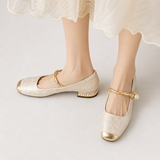 Malvina – Pantofi Mary Jane cu perlă