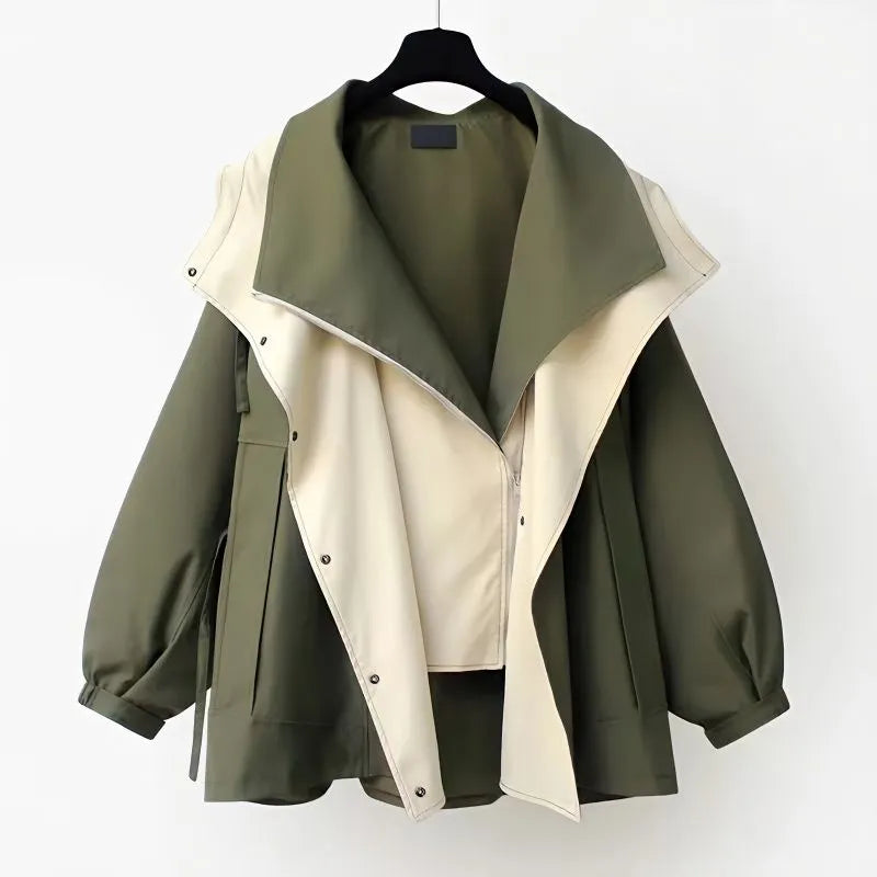 Petronela – Geacă oversized cu revere duble