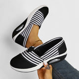Anișoara – Pantofi slip-on cu dungi