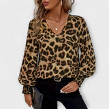Corina – Bluză cu imprimeu leopard