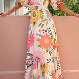 Alina – Rochie cu mâneci bufante