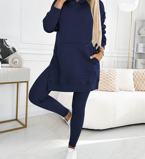 Laura – Set hanorac lung cu colanți