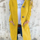 Clara – Cardigan lung cu nasturi