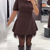 Liviana – Rochie scurtă cu tul