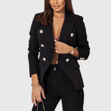 Camila – Set sacou cambrat și pantaloni