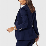 Camila – Set sacou cambrat și pantaloni