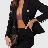 Camila – Set sacou cambrat și pantaloni