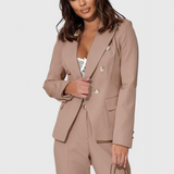 Camila – Set sacou cambrat și pantaloni
