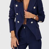 Camila – Set sacou cambrat și pantaloni