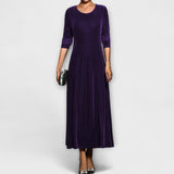 Corina – Rochie lungă din catifea