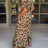 Estera – Rochie maxi cu nasturi