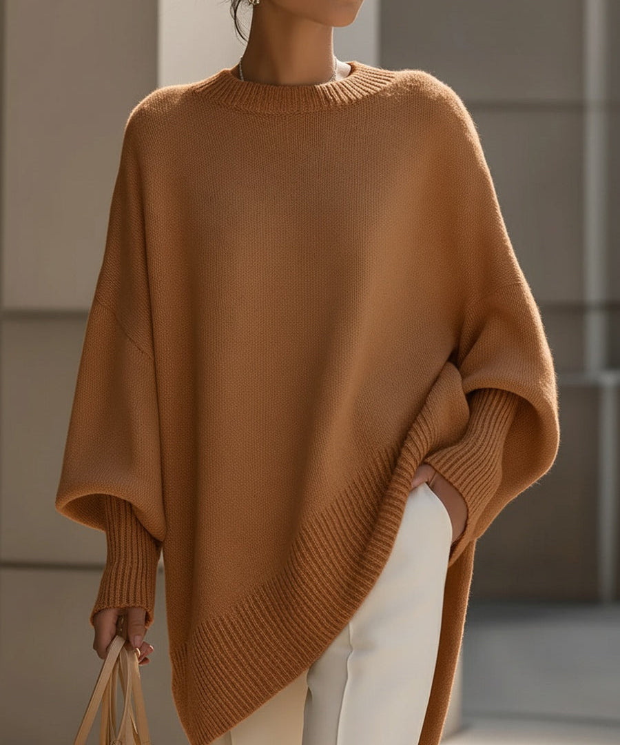 Manuela – Pulover larg asimetric